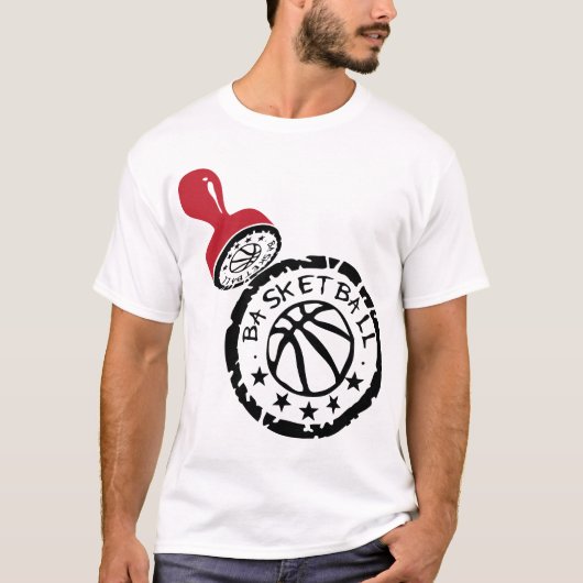 basketbal buffer puffern amortiguar buffer t-shirt (Voorkant)