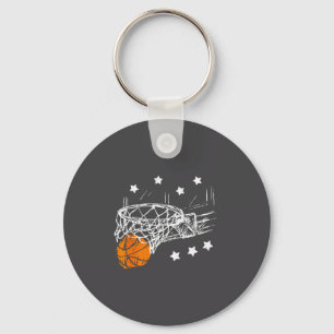Basketbal cadeau voor coach mannen jeugd basketbal sleutelhanger