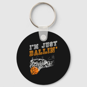 Basketbal Cadeau Voor Coach Speler Jongens Meisjes Sleutelhanger