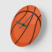 Basketbal cadeau voor hem ronde klok (Hoek)
