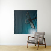 Basketbal cadeau wandkleed (In Situ (horizontaal))