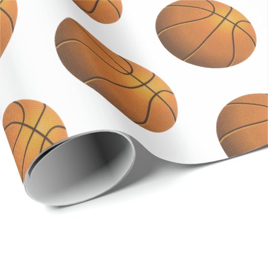 Basketbal Cadeaupapier (Rol Hoek)