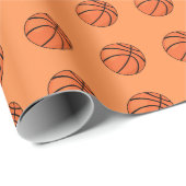 Basketbal Cadeaupapier (Rol Hoek)