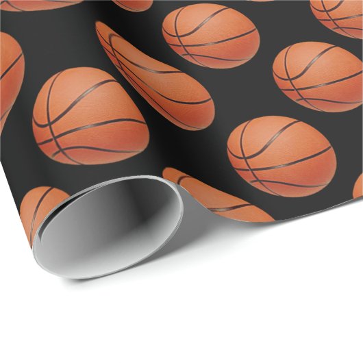 Basketbal Cadeaupapier (Rol Hoek)