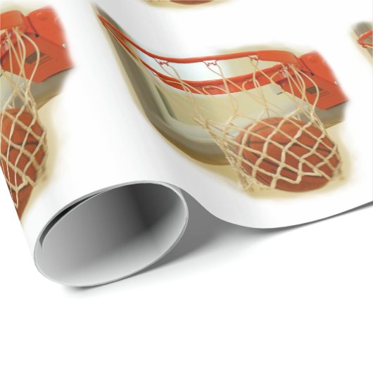 Basketbal Cadeaupapier (Rol Hoek)