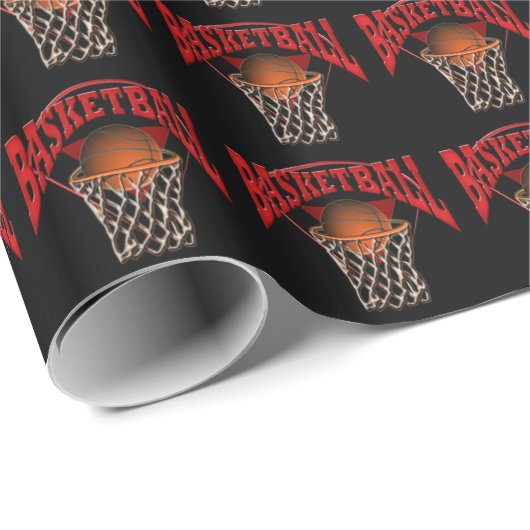 Basketbal Cadeaupapier (Rol Hoek)