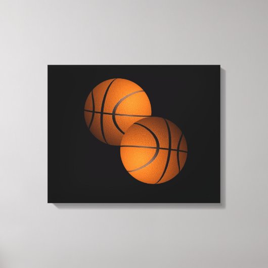 Basketbal Canvas Afdruk (Voorkant)
