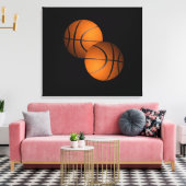 Basketbal Canvas Afdruk (Insitu (Woonkamer))