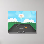 Basketbal Canvas Afdruk (Voorkant)