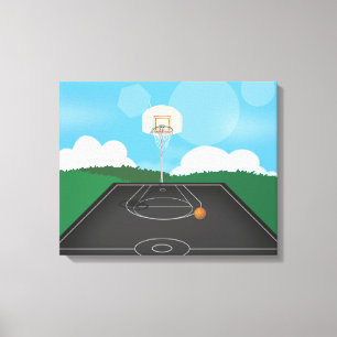 Basketbal Canvas Afdruk