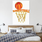 Basketbal Canvas Afdruk (Insitu (Slaapkamer))