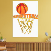 Basketbal Canvas Afdruk (Insitu (Woonkamer))