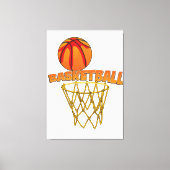 Basketbal Canvas Afdruk (Voorkant)