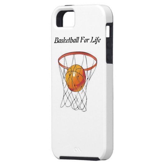 Basketbal Case-Mate iPhone Case (Achterkant Links)