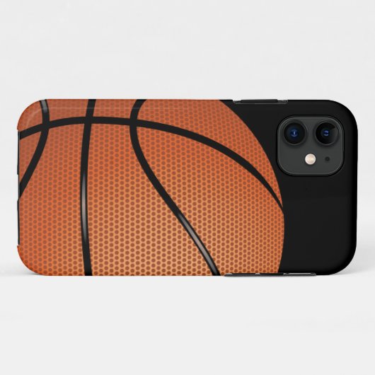 Basketbal Case-Mate iPhone Case (Achterkant (horizontaal))