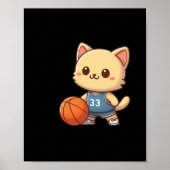 Basketbal Cat Ba Poster (Voorkant)