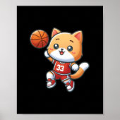 Basketbal Cat No 33 Lay Up Poster (Voorkant)
