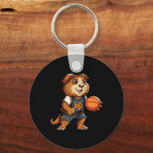 Basketbal cavia's sleutelhanger (Voorkant)