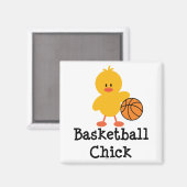 Basketbal Chick Magnet (Voorkant / Achterkant)
