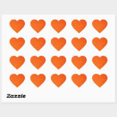 Basketbal close-up huid hart sticker (Vel)