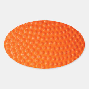 Basketbal close-up huid ovale sticker