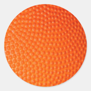 Basketbal close-up huid ronde sticker