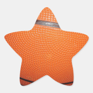 Basketbal close-up huid ster sticker