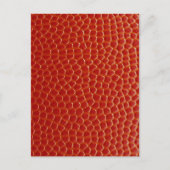 Basketbal Close-up Textuur Briefkaart (Voorkant)