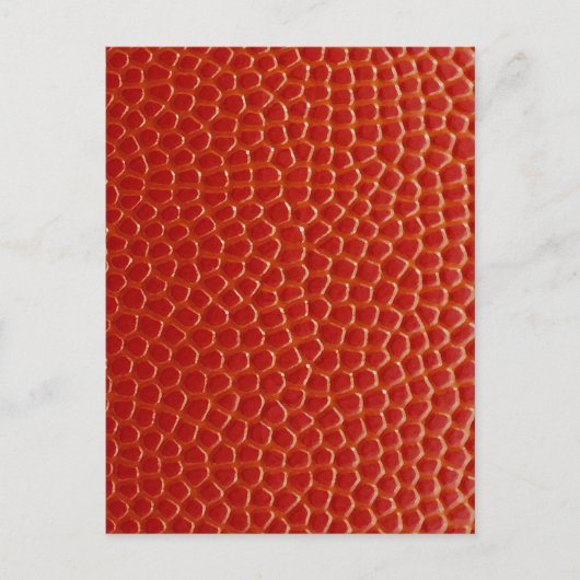 Basketbal Close-up Textuur Briefkaart (Voorkant)