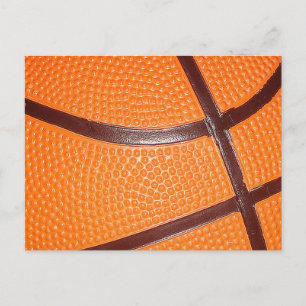 Basketbal Close-Up Textuur Huid Briefkaart