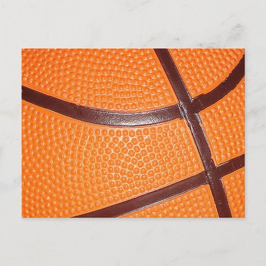 Basketbal Close-Up Textuur Huid Briefkaart (Voorkant)