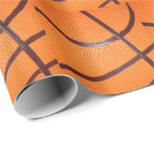 Basketbal Close-Up Textuur Huid Cadeaupapier (Rol Hoek)