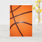 Basketbal Close-Up Textuur Huid Kaart (Gele Bloem)