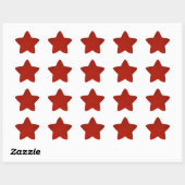 Basketbal Close-Up Textuur Huid Ster Sticker (Vel)