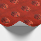 Basketbal Close-Up Textuur Huid Wrapping Papier (Hoek)