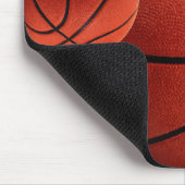Basketbal Close-Up Textuur Huidmousepad Muismat (Hoek)