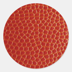 Basketbal Close-up Textuur Ronde Sticker