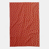 Basketbal Close-up Textuur Theedoek (Verticaal)