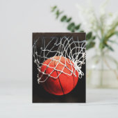 Basketbal Closeup Artwork Verticale Post Kaarten (Staand voorkant)