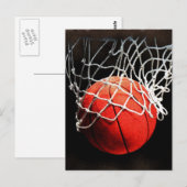 Basketbal Closeup Artwork Verticale Post Kaarten (Voorkant / Achterkant)