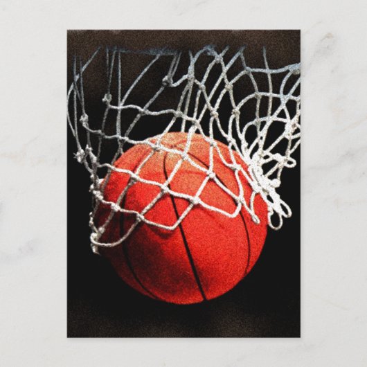 Basketbal Closeup Artwork Verticale Post Kaarten (Voorkant)
