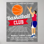 basketbal clubtoernooi poster (Voorkant)