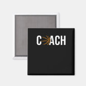 Basketbal coach 2 magneet (Voorkant / Achterkant)