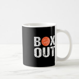 Basketbal Coach Box Out Gezegde Novelty Gift Koffiemok