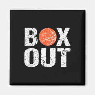 Basketbal Coach Box Out Gezegde Novelty Gift Magneet