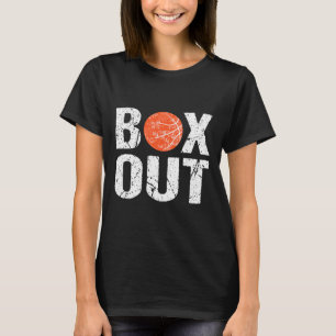 Basketbal Coach Box Out Gezegde Novelty Gift T-shirt