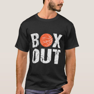 Basketbal Coach Box Out Gezegde Novelty Gift T-shirt