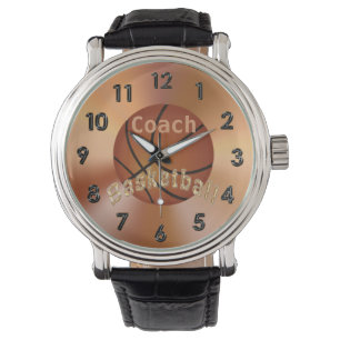 Basketbal Coach Cadeau Ideeën Mannen GEPERSONALISE Horloge