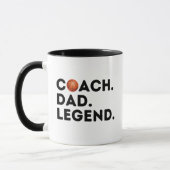 Basketbal coach Dad Legend Mok (Links)