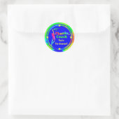 Basketbal Coach Dank je Star Sticker (Tas)